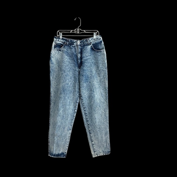 VINTAGE 1980s Acid Wash Levi’s Ladies Blue Jeans - Picture 1 of 8